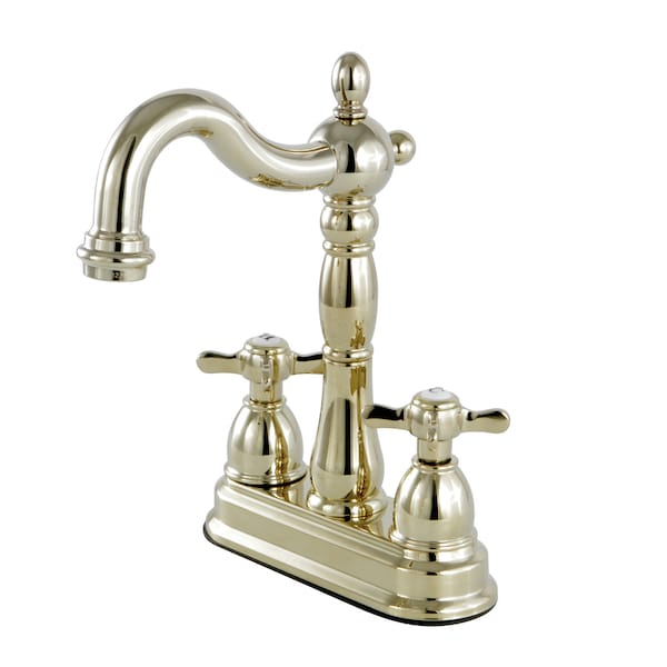 4" Centerset Bar Faucet, Polished Brass